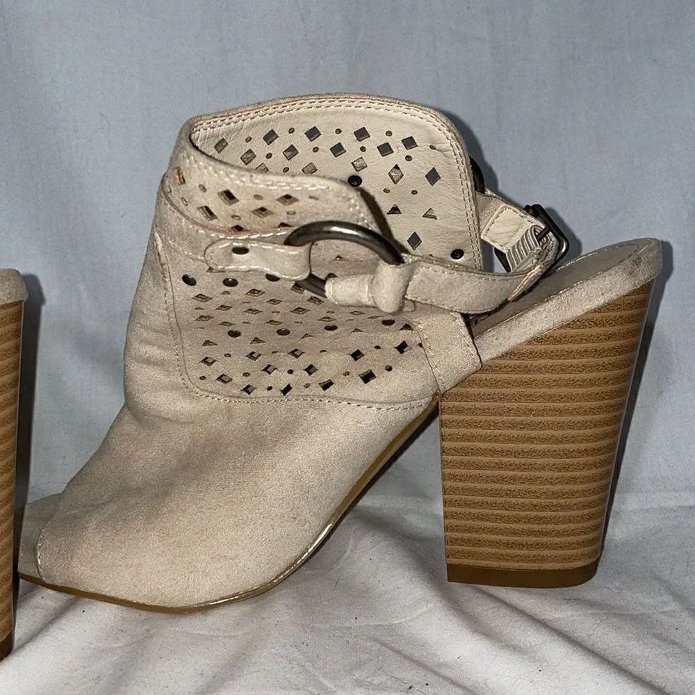 Just fad open toe sling back wide heal - Picture 11 of 12